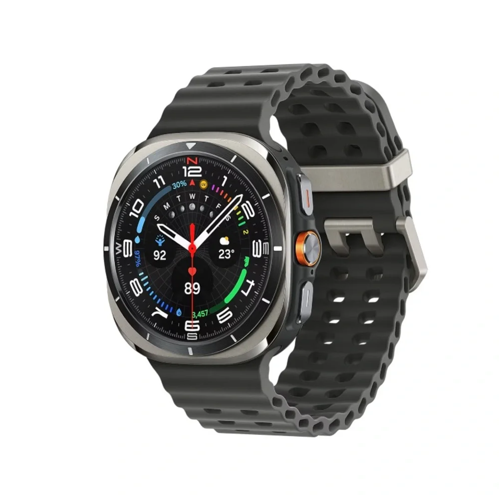 Smartwatch with Orange Band